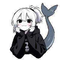 Anime Shark Sticker