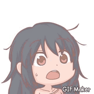 Anime Shocked GIF