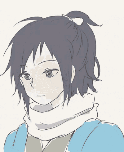 Anime Sketch Animation GIF
