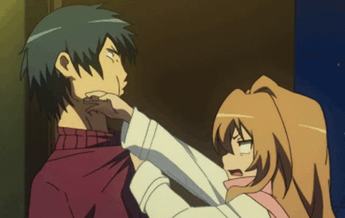 Anime Slap Mad GIF