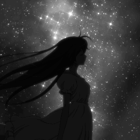 Anime Stargaze GIF