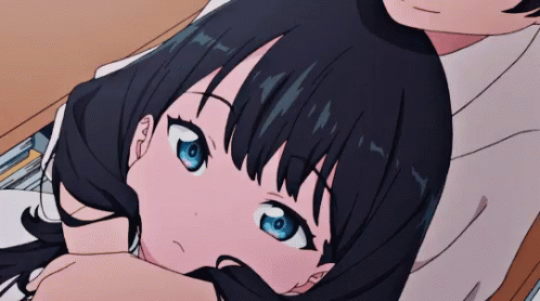 Anime Straight Face GIF