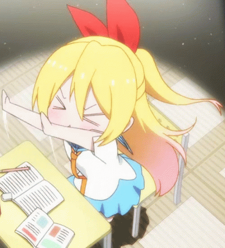 Anime Stressed GIF
