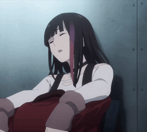 Anime Tired GIF