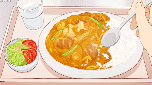 Anime Trying Food GIF