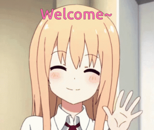 Anime Welcome GIF