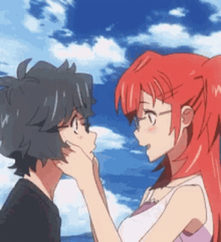 Animekissgif GIF