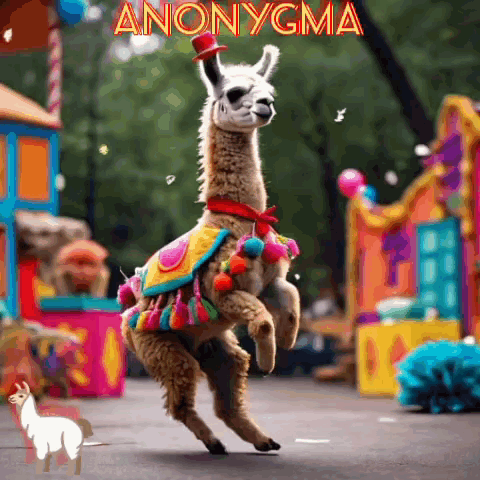 Anonygma Llama GIF. This 480 x 480 animated GIF is part of our fortnite lama collection. Related themes include colorful, happy, party. Created by Anonygma…
