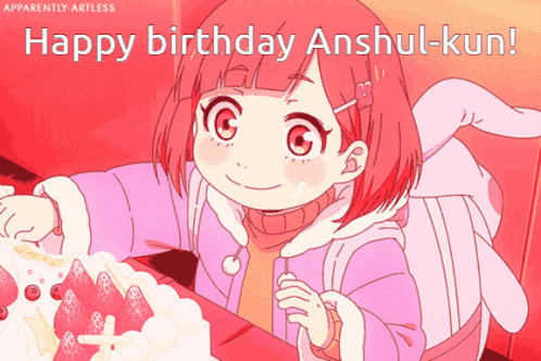 Anshul Happy Birthday GIF