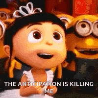 Anticipation Minions GIF