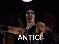 Anticipation Rocky Horror GIF. This 200 x 150 animated GIF is part of our susan sarandon collection. Related themes include anticipation. Created by…