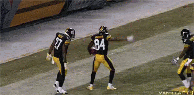 Antonio Brown Dance GIF. This 380 x 186 animated GIF is part of our antonio brown kick collection. Related themes include dance. View the original…