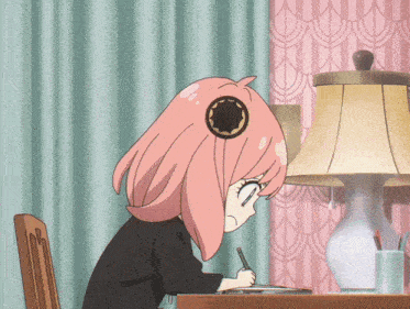 Anya Forger Taking Notes GIF