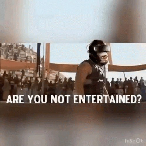 Ape Society The Ape Society GIF. This 498 x 498 animated GIF is part of our gladiator are you not entertained collection. Created by Sam541. View the…
