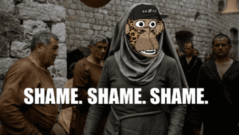 Apewhale Ashamed GIF. This 480 x 272 animated GIF is part of our shame game of thrones collection. Related themes include ashamed, shame. Created by…