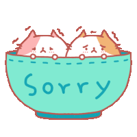 Apology Excuse Me Sticker