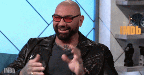 Applause Dave Bautista GIF