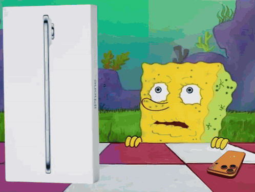 Apple Spongebob GIF. This 498 x 375 animated GIF is part of our spongebob i need it collection. Related themes include i need it, nervous, spongebob…