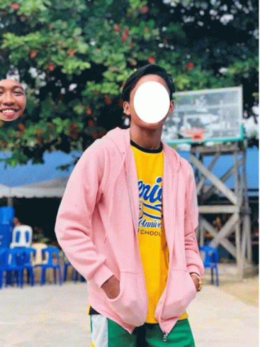 April Fool Missing Face GIF