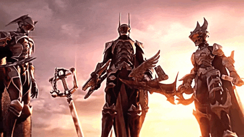 Aqua Grabbing Another Keyblade Next To Terra And Ventus Kingdom Hearts Birth By Sleep GIF