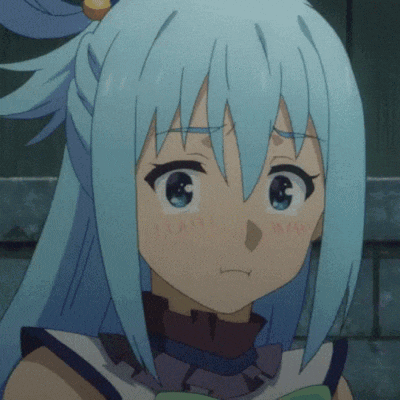 Aqua Konosuba Aqua Blush GIF