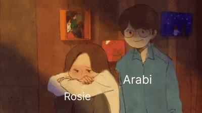 Arabi Arabi Hugs Rosie GIF