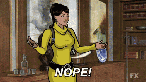 Archer Nope GIF