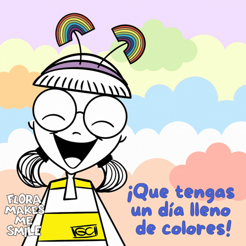 Arcoiris Buenos Dias GIF