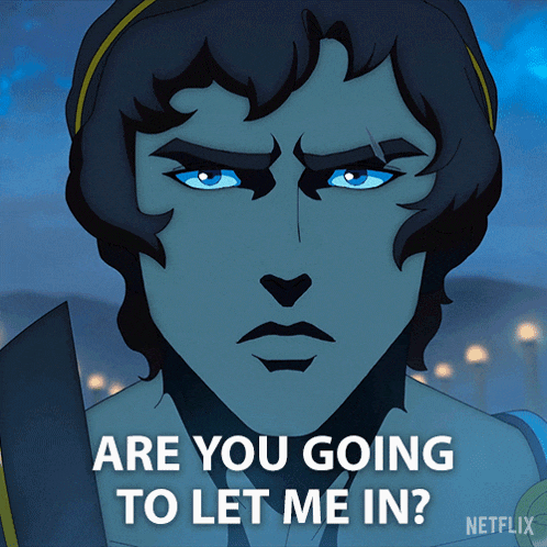 Are You Going To Let Me In Heron GIF