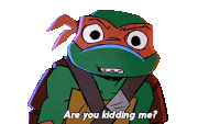 Are You Kidding Me Michelangelo Sticker