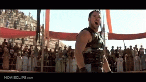 Are You Not Entertained GIF. This 498 x 280 animated GIF is part of our gladiator are you not entertained collection. View the original animation, share it…
