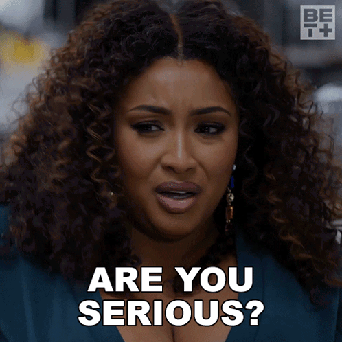Are You Serious Angela GIF