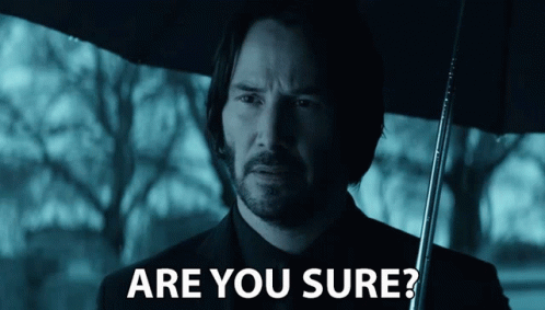 Are You Sure Are You Good GIF