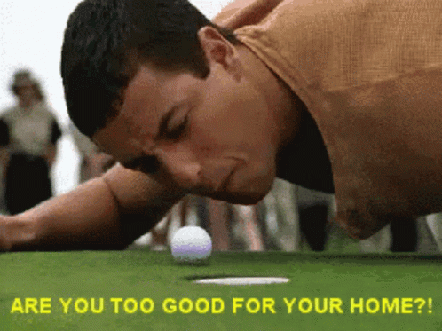 Are You Too Good For Home Golf GIF. This 498 x 373 animated GIF is part of our lavar ball never lose collection. Related themes include golf, happy gilmore…