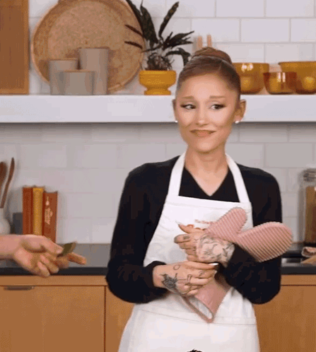 Ariana Grande Nyt Cooking GIF