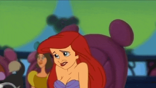 Ariel Pissed GIF