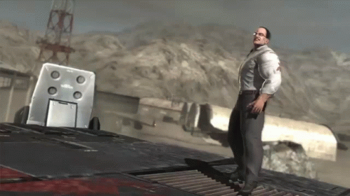 Armstrong Metal Gear Rising GIF