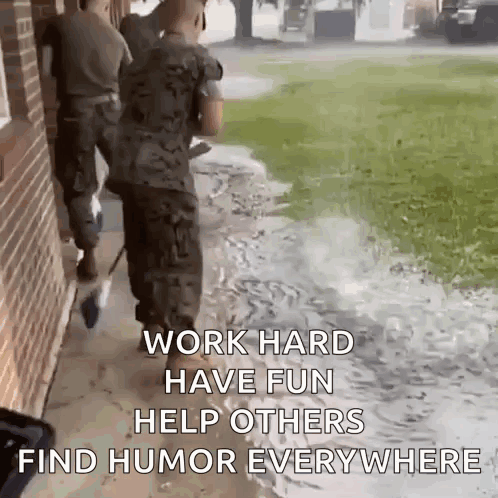 Army Navy GIF. This 498 x 498 animated GIF is part of our funny camp collection. Related themes include rain. Created by HootyVictory. View the original…
