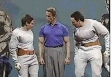 Arnold Schwarzenegger Dancing GIF. This 374 x 258 animated GIF is part of our hans and franz collection. Related themes include arnold schwarzenegger…