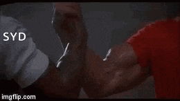 Arnoldschwarzenegger Manlyhandshake GIF