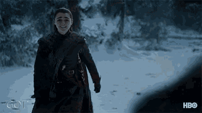 Arya And Jon Hug Re United GIF