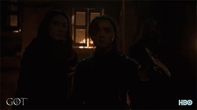 Arya Melisandre GIF. This 400 x 224 animated GIF is part of our carice van houten collection. Related themes include shook, thinking. Created by…