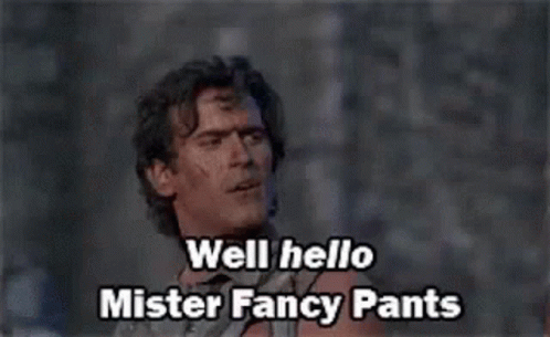 Ash Huh GIF. This 498 x 305 animated GIF is part of our gob hello darkness collection. Related themes include hello, huh. Created by 3WCATTLECO. View the…