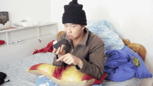 Asian Dad Gets His First Iphone GIF