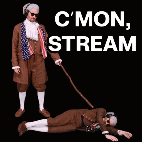 Asking To Stream Ben Franklin Streamer GIF