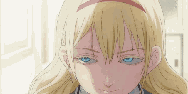 Asobi Asobase Creeepy Smile GIF