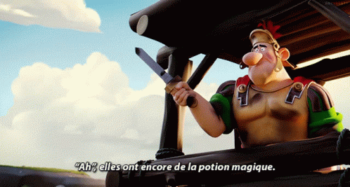 Asterix Le Secret De La Potion Magique GIF. This 498 x 267 animated GIF is part of our project x love potion disaster collection. Created by dagonet. View…