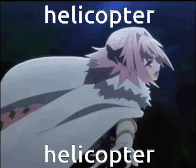 Astolfo Helicopter GIF