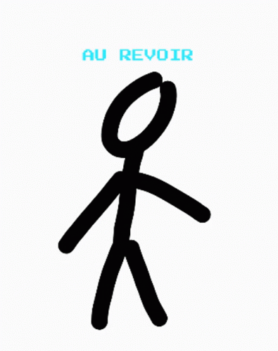 Au Revoir Stickman GIF
