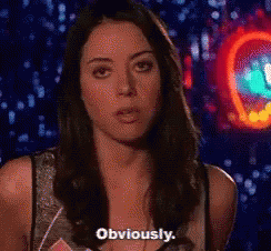 Aubrey Plaza Obviously GIF